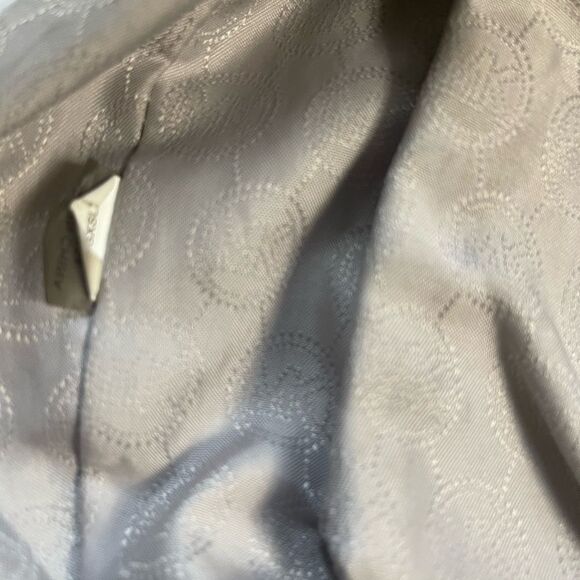 Michael Kors Gray Slouchy Leather Satchel/Shoulder Bag silver tone hardwares. - Picture 12 of 16